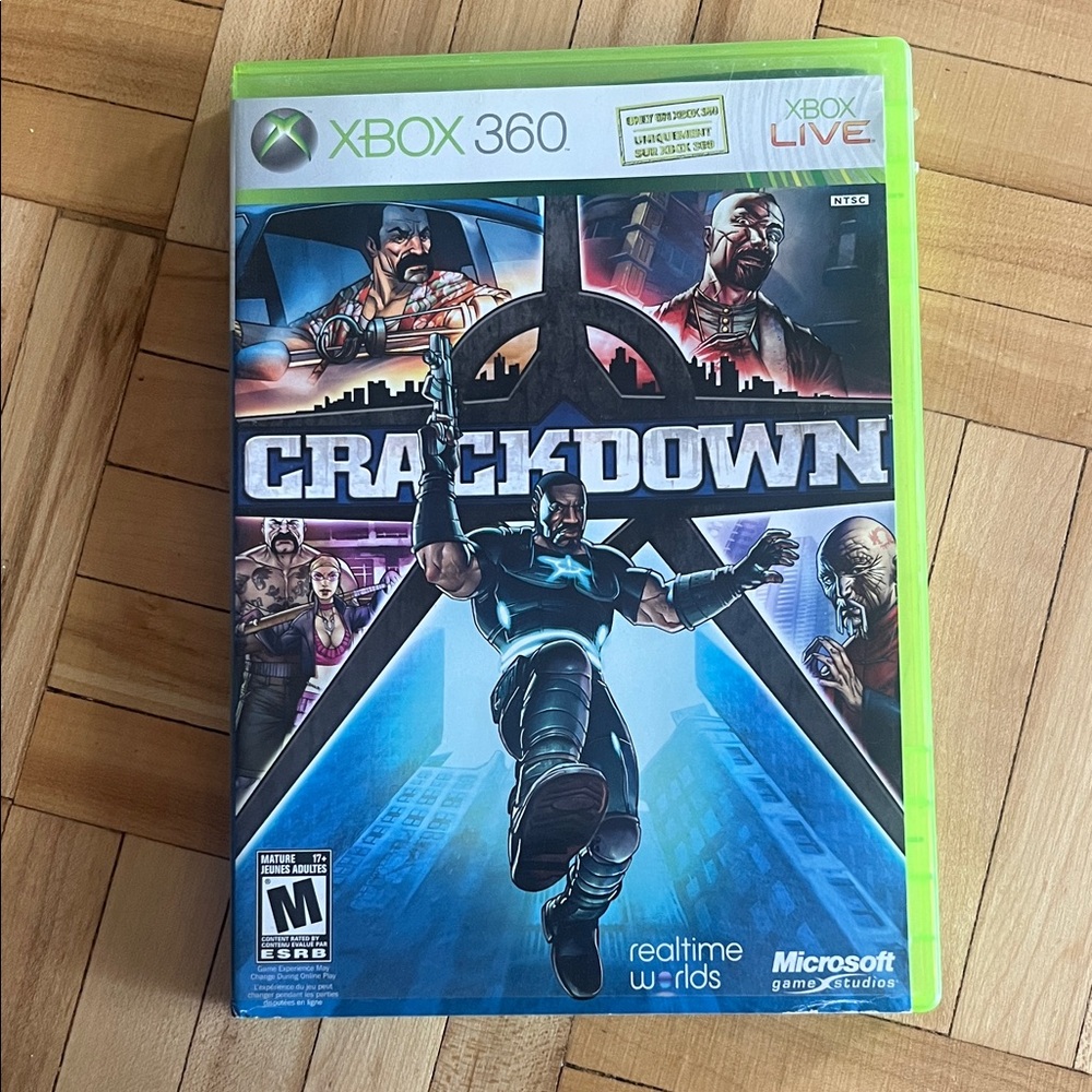 Microsoft Crackdown for Xbox 360 - Vibrant Cover Art